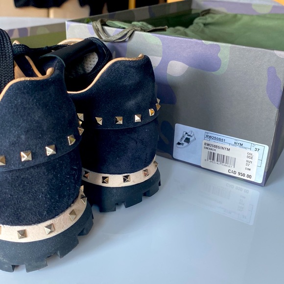 Valentino Garavani Rockrunners in camouflage black - Picture 4 of 7